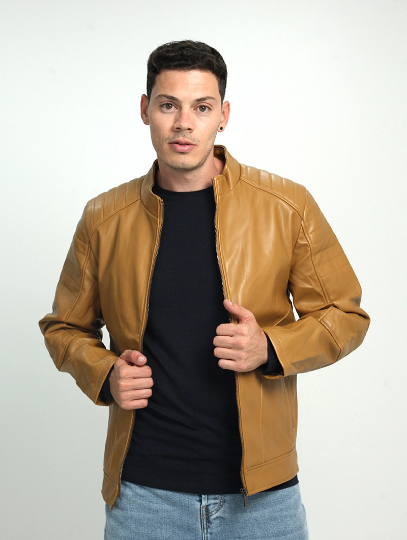 Blouson en cuir